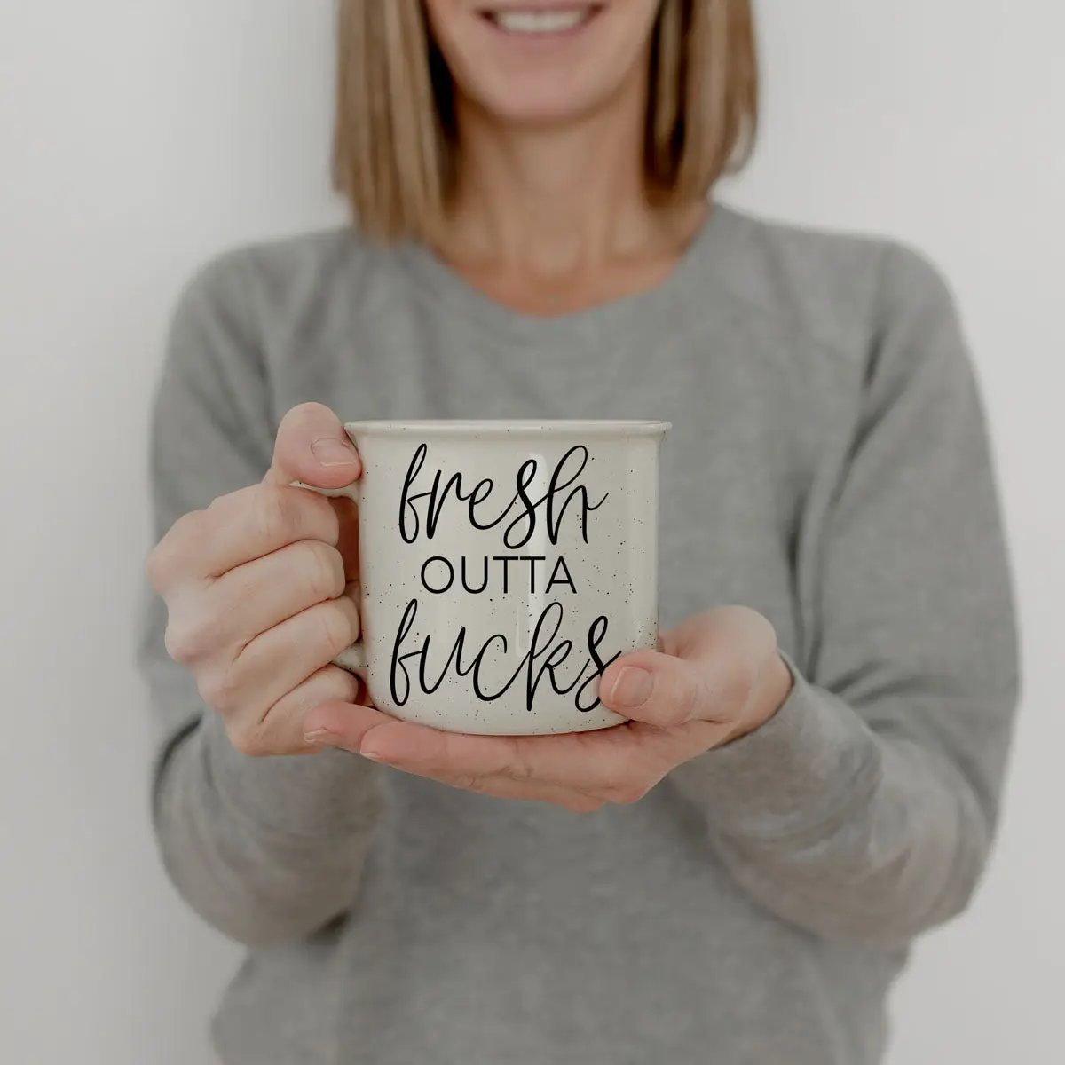 Fresh Outta Fucks Mug 14oz Ceramic Coffee Cup