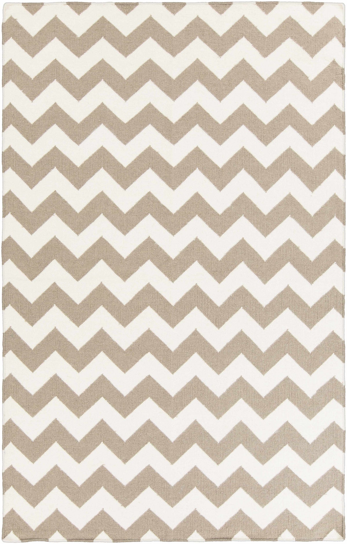 Fairlawn Area Rug by Boutique Rugs in beige and ivory chevron pattern on Tampa Home & Garden Store