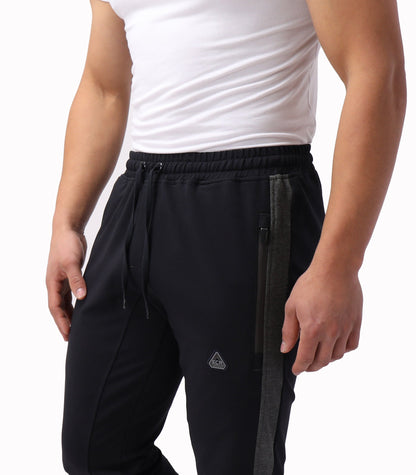 Infinite Flex Jogger Tall Fit by SCR Sportswear, black joggers with zip pockets on Tampa Home & Garden Store