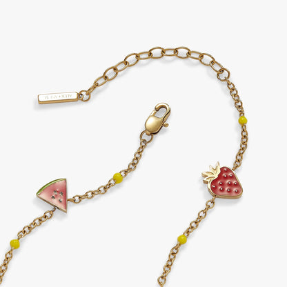 Fruit Charm Anklet with strawberry, watermelon charms ALEX AND ANI on Tampa Home & Garden Store on Tampa Home & Garden Store