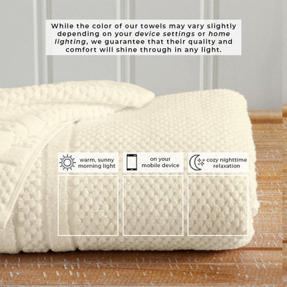 Premium Cotton Checkered Jacquard Towel for Bath