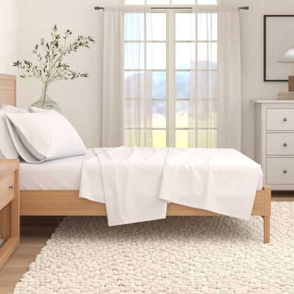 Soft and Natural Cotton Flannel Sheet Set