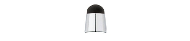 Stylus Attachment for Lustrous Chrome Tech3+ Pen by A.T. Cross, chrome body with black dome on Tampa Home & Garden Store