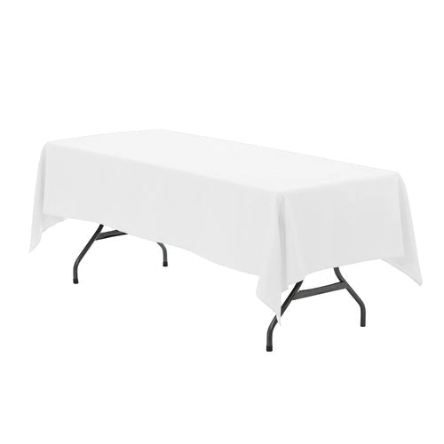 Nappe rectangulaire blanche