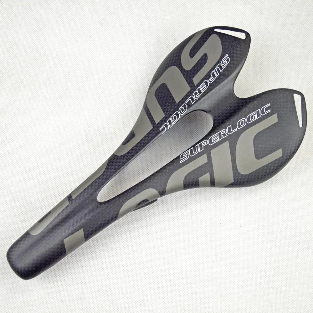 Carbon Fiber Road Saddle with PU Leather Cover