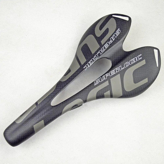 Bicycle saddle Stevvex carbon fiber road bike seat, matte black with PU cover on Tampa Home & Garden Store