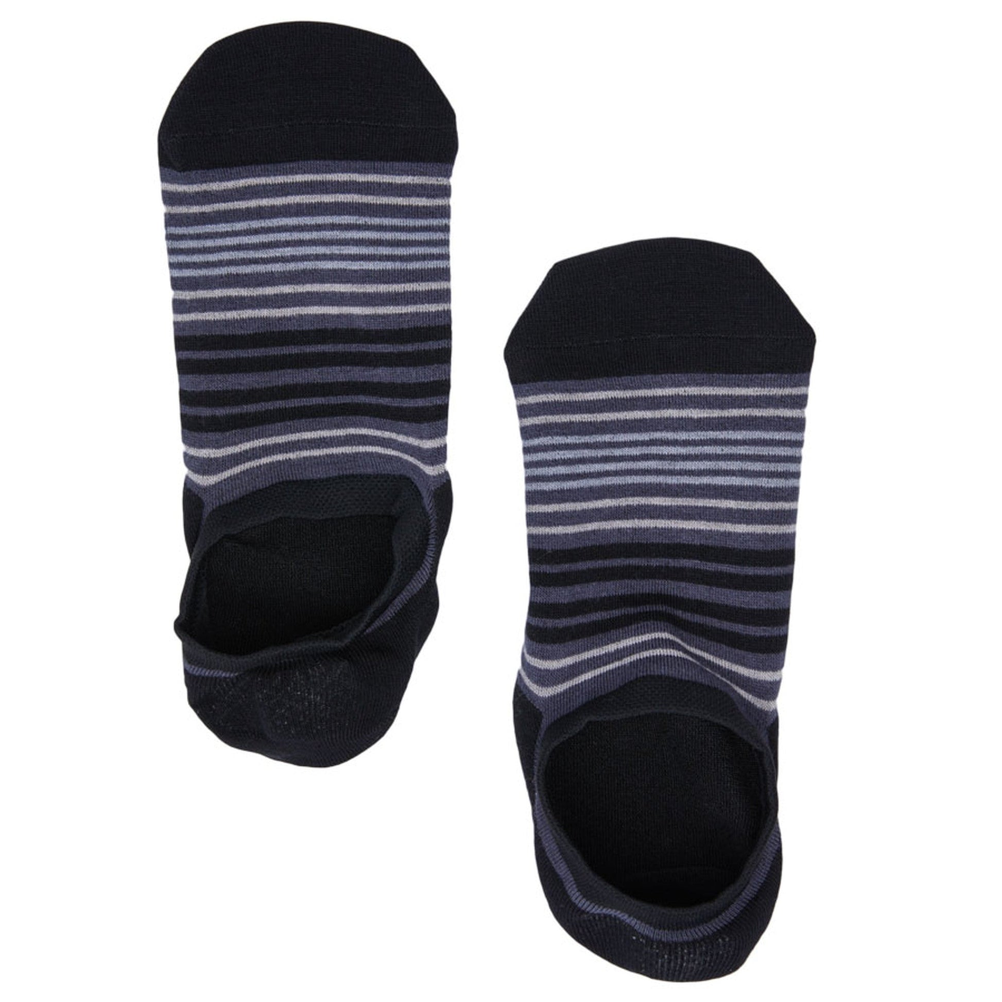 DeadSoxy Full F21 No-Show Socks navy striped footie socks, 2 of 6-pack on Tampa Home & Garden Store