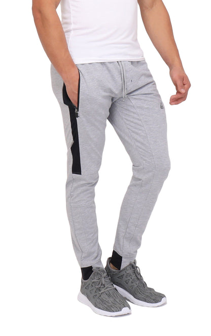 Infinite Flex Jogger Tall Fit men's joggers in gray with black side panels by SCR Sportswear on Tampa Home & Garden Store