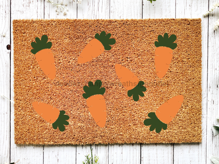 Funny Doormat, Coir Doormat, Welcome Mat, Housewarming Gift, Carrot Doormat, Front Door Doormat, Easter Doormat, New Homeowner Gift DECOE-CM-112