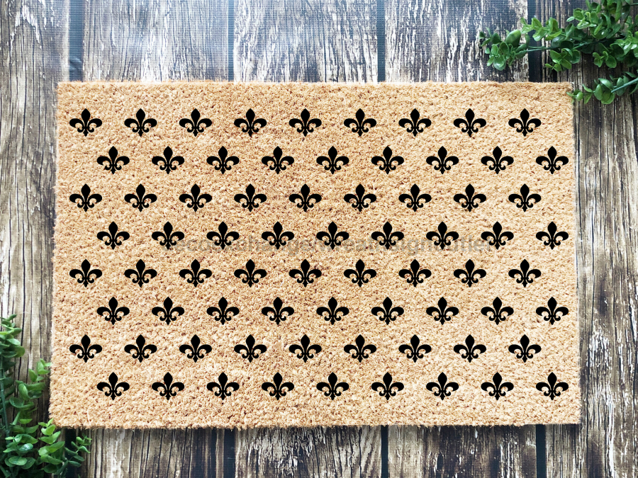 Funny Doormat, Coir Doormat, Welcome Mat, Housewarming Gift, Fleur de Lis Doormat, Front Door Doormat,  Doormat, New Homeowner Gift DECOE-CM-116 - Tampa soil911.com