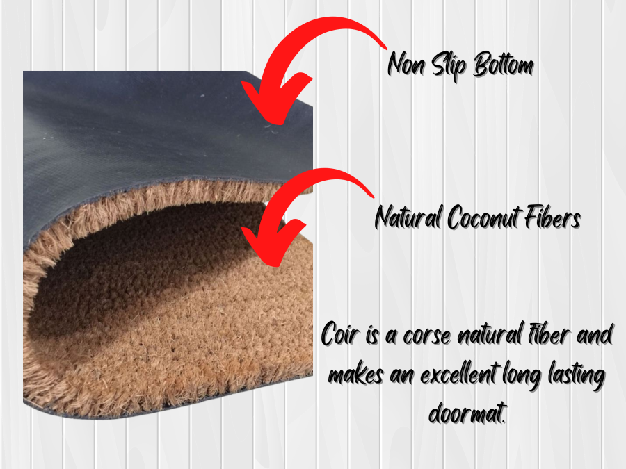 Funny Doormat, Coir Doormat, Welcome Mat, Housewarming Gift, No One Likes a Shady Beach Doormat, Front Door Doormat, Sunglasses Doormat, New Homeowner Gift DECOE-CM-134