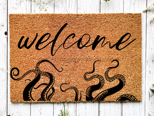 Funny Doormat, Coir Doormat, Welcome Mat, Housewarming Gift, Octopus Doormat, Tentacles  Front Door Doormat, Welcome Doormat, New Homeowner Gift DECOE-CM-084