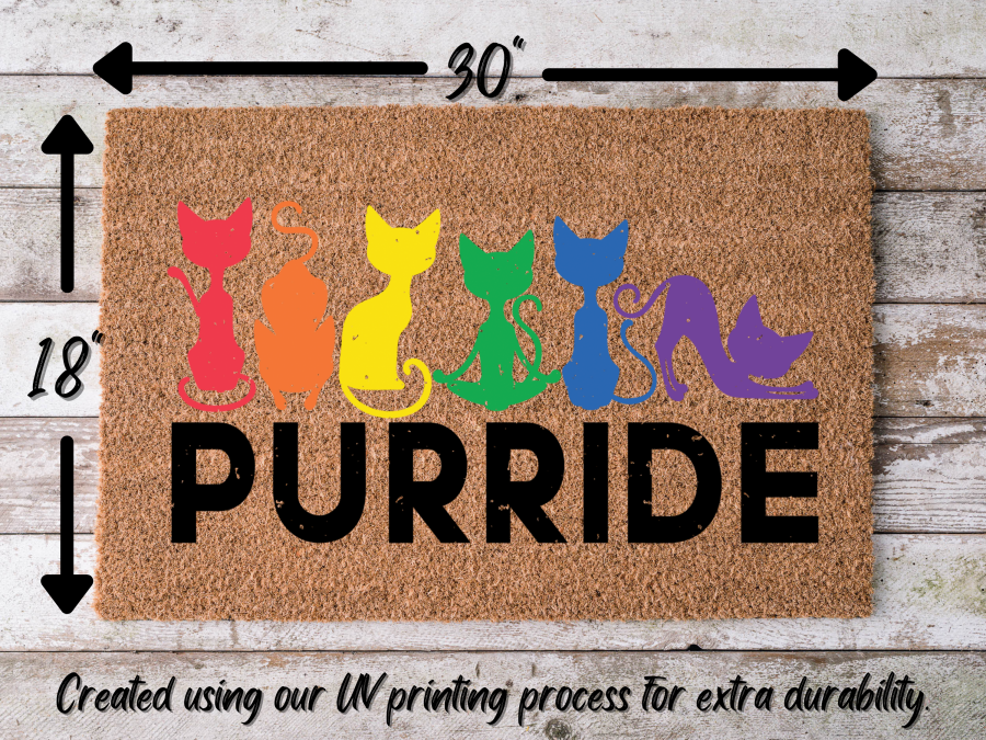 Funny Doormat, Coir Doormat, Welcome Mat, Housewarming Gift, Pride Doormat, Purride Front Door Doormat, Welcome Doormat, New Homeowner Gift DECOE-CM-080