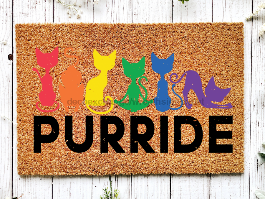 Funny Doormat, Coir Doormat, Welcome Mat, Housewarming Gift, Pride Doormat, Purride Front Door Doormat, Welcome Doormat, New Homeowner Gift DECOE-CM-080 - Tampa soil911.com