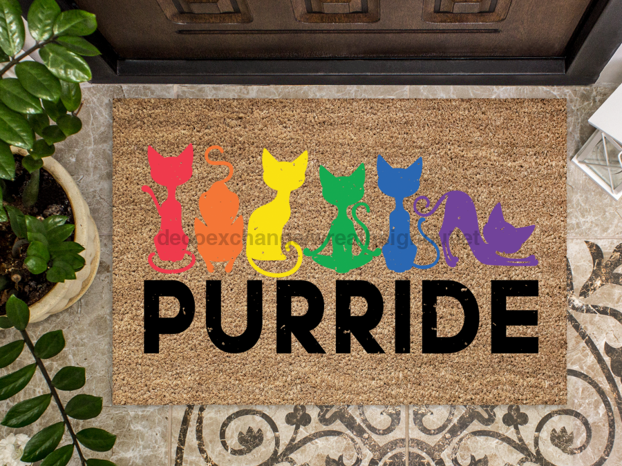 Funny Doormat, Coir Doormat, Welcome Mat, Housewarming Gift, Pride Doormat, Purride Front Door Doormat, Welcome Doormat, New Homeowner Gift DECOE-CM-080 - Tampa soil911.com