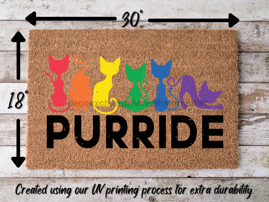 Funny Doormat, Coir Doormat, Welcome Mat, Housewarming Gift, Pride Doormat, Purride Front Door Doormat, Welcome Doormat, New Homeowner Gift DECOE-CM-080 - Tampa soil911.com