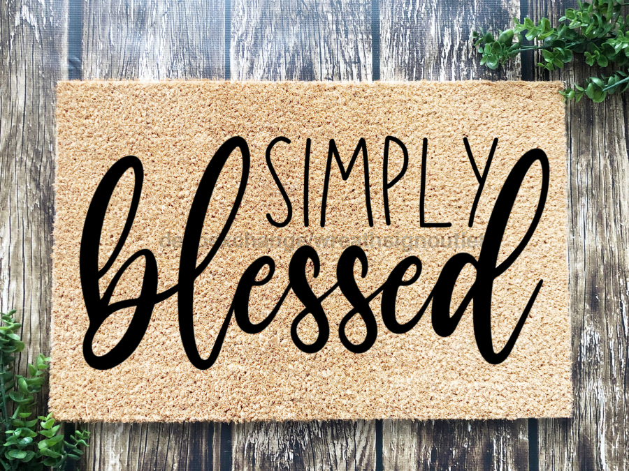 Paillasson « Simply Blessed » Paillasson Blessed | Paillasson Blessed Welcome