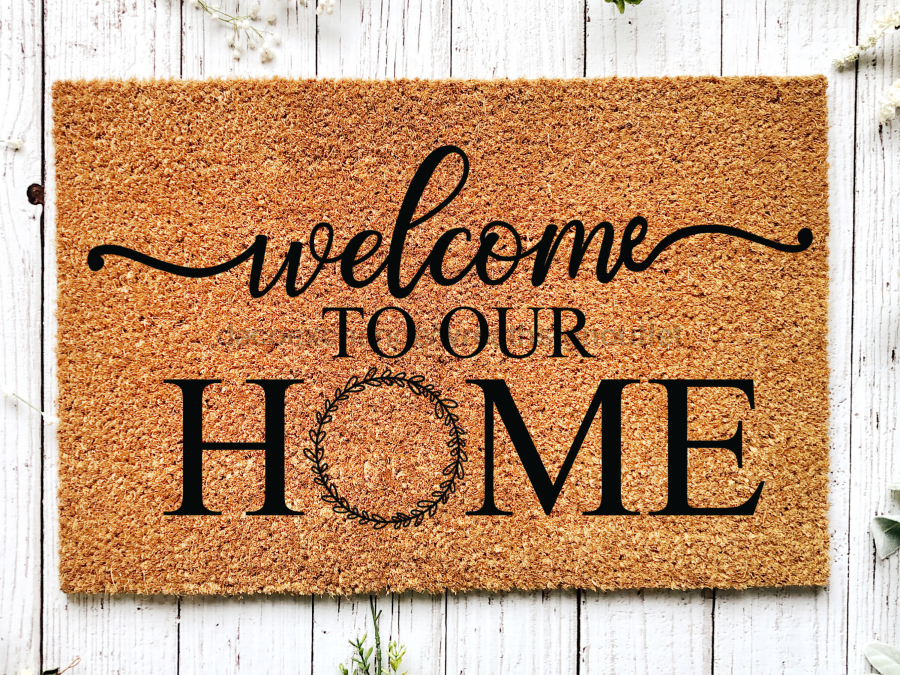 Funny Doormat, Coir Doormat, Welcome Mat, Housewarming Gift, Welcome Doormat, Welcome to Our Home Front Door Doormat, Welcome Doormat, New Homeowner Gift DECOE-CM-108 - Tampa soil911.com