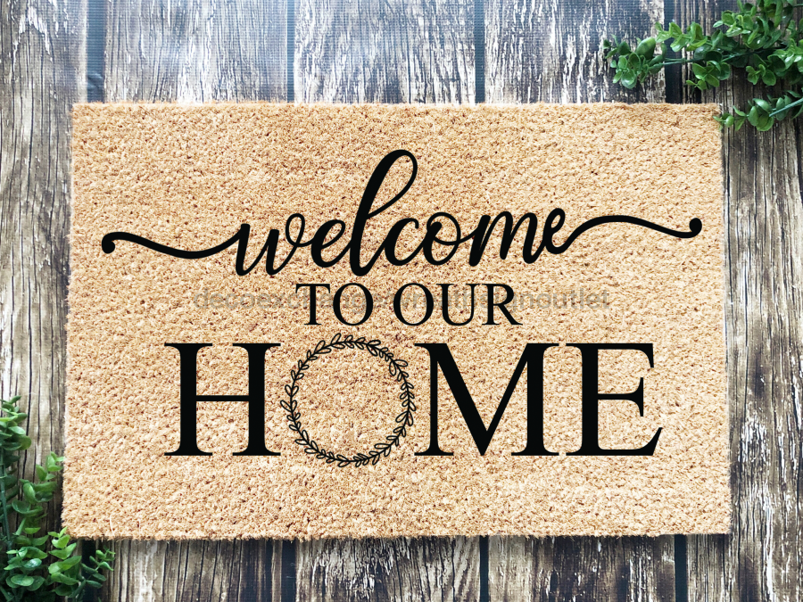 Funny Doormat, Coir Doormat, Welcome Mat, Housewarming Gift, Welcome Doormat, Welcome to Our Home Front Door Doormat, Welcome Doormat, New Homeowner Gift DECOE-CM-108 - Tampa soil911.com