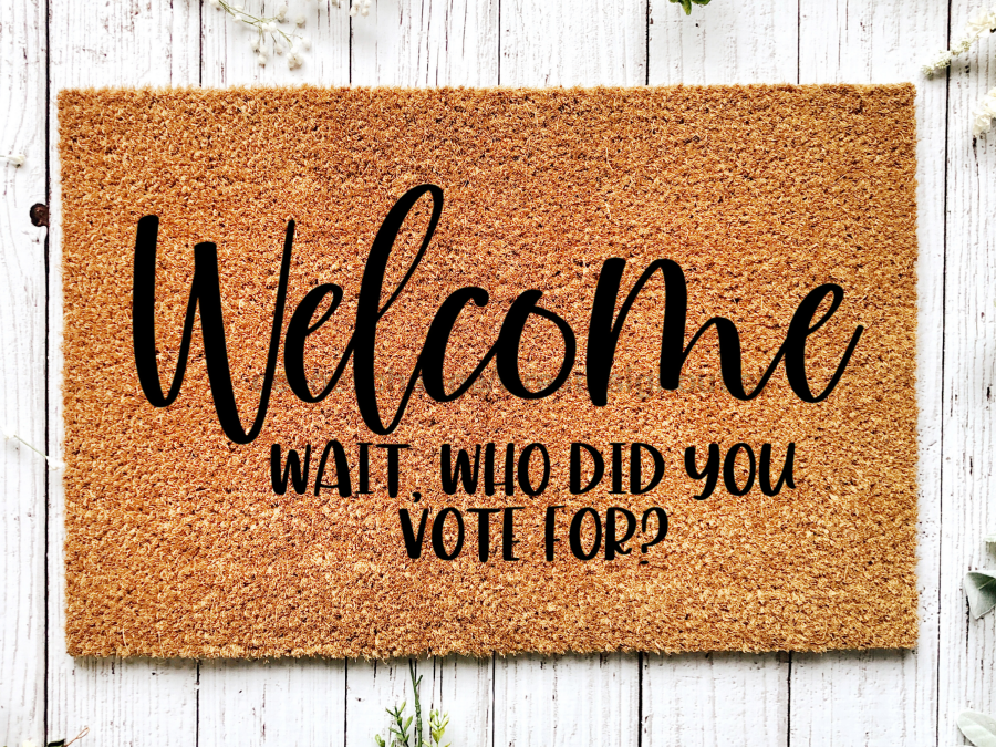 Funny Doormat, Coir Doormat, Welcome Mat, Housewarming Gift, Welcome Doormat, Welcome, Wait, Who Did You Vote For? Front Door Doormat, Doormat, New Homeowner Gift DECOE-CM-123 - Tampa soil911.com