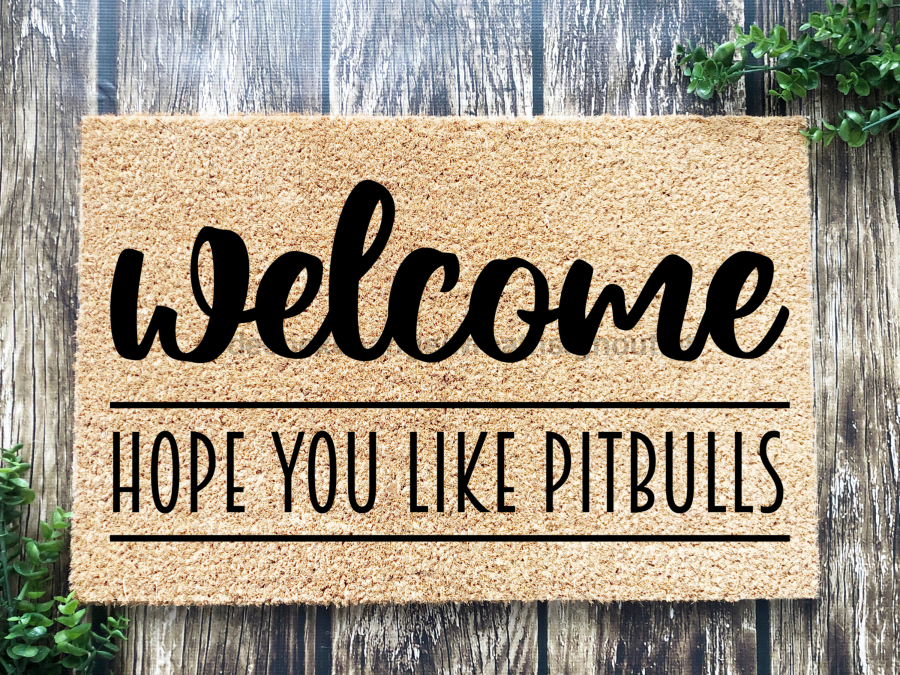 Funny Doormat, Coir Doormat, Welcome Mat, Housewarming Gift, Warning, Hope You Like Pitbulls Doormat, Front Door Doormat, Dog Doormat, New Homeowner Gift DECOE-CM-138 - Tampa soil911.com