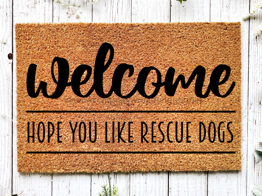 Funny Doormat, Coir Doormat, Welcome Mat, Housewarming Gift, Warning, Hope You Like Rescue Dogs Doormat, Front Door Doormat, Dog Doormat, New Homeowner Gift DECOE-CM-139 - Tampa soil911.com