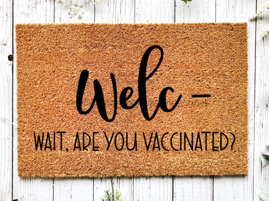 Funny Doormat, Coir Doormat, Welcome Mat, Housewarming Gift, Welc- Wait, Are you Vaccinated? Doormat, Vaccinated? Front Door Doormat, Welcome Doormat, New Homeowner Gift DECOE-CM-090 - Tampa soil911.com