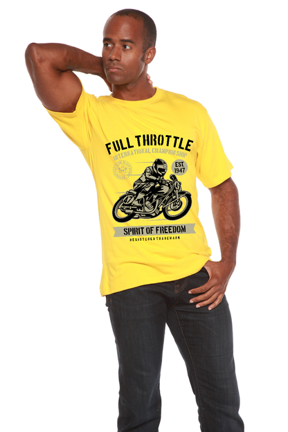 Fuul Throttle bamboo viscose organic cotton short sleeve tee motorcycle print Spun Bamboo on Tampa Home & Garden Store