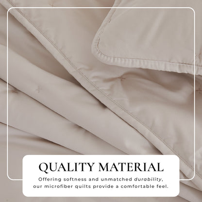 Modern Dot Stitch Quilt Set For Bedrooms
