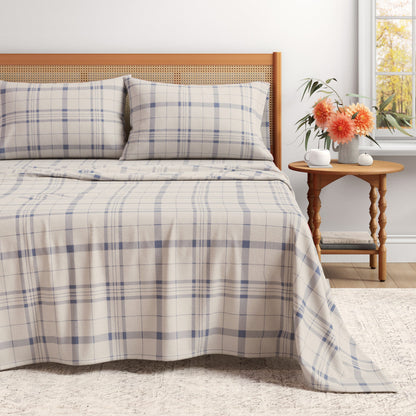 Turkish Cotton Flannel Sheet Set and Stripes
