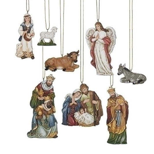 Hanging Ornament Nativity - 8 Piece Set - Tampa Home & Garden Store