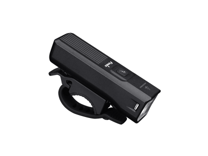 Fenix BC15R lightweight rechargeable bike light in black with mounting clip on Tampa Home & Garden Store