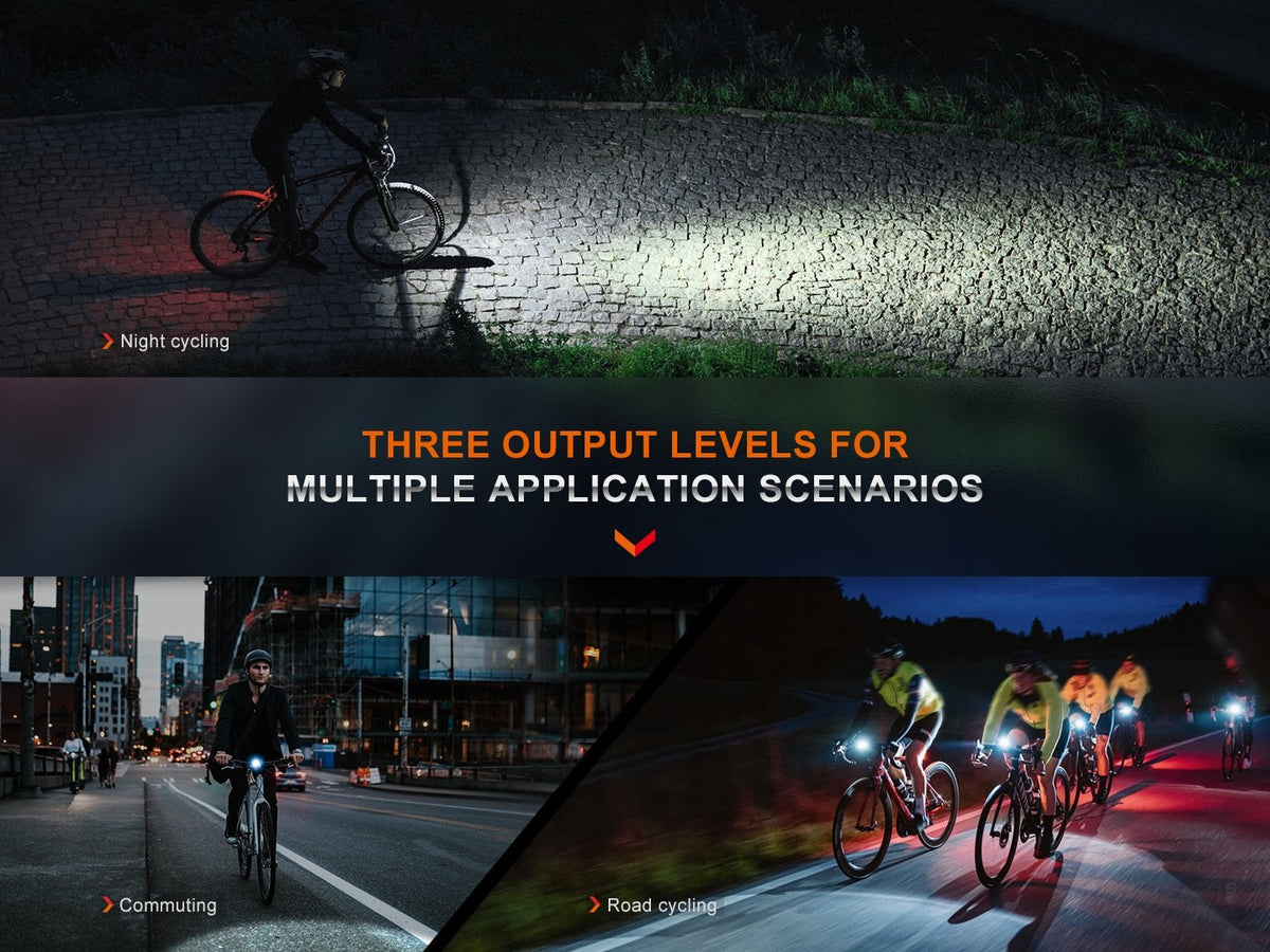 Fenix BC15R bike light by Fenix Store, rechargeable lightweight LED for night cycling on Tampa Home & Garden Store