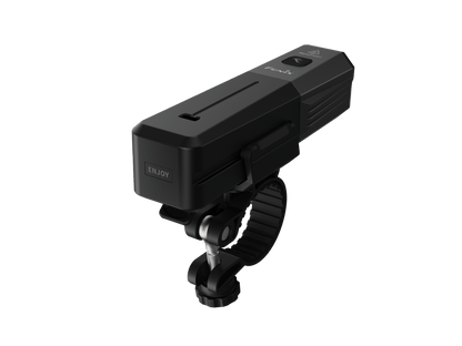 Bike light Fenix BC22R high‑performance road light black mounted on handlebars on Tampa Home & Garden Store