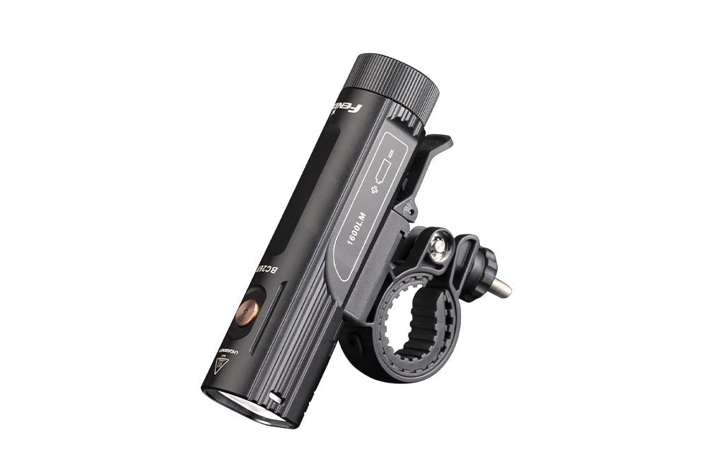 Fenix BC26R LED bike light black aluminum with clamp mount 1600 lm on Tampa Home & Garden Store