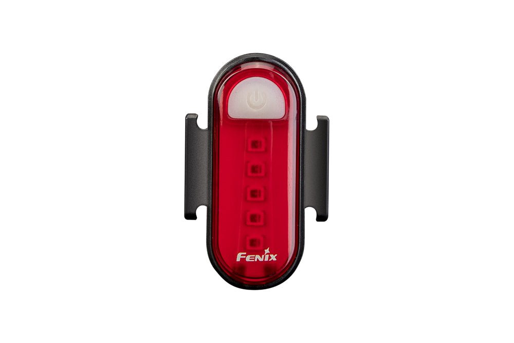 Fenix BC05R V2.0 rechargeable bike tail light with red lens and LED stack by Fenix Store on Tampa Home & Garden Store