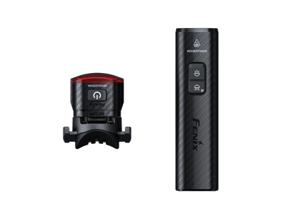 Fenix BC28R two-item bike light set with carbon-fiber headlight and red top plus battery pack on Tampa Home & Garden Store