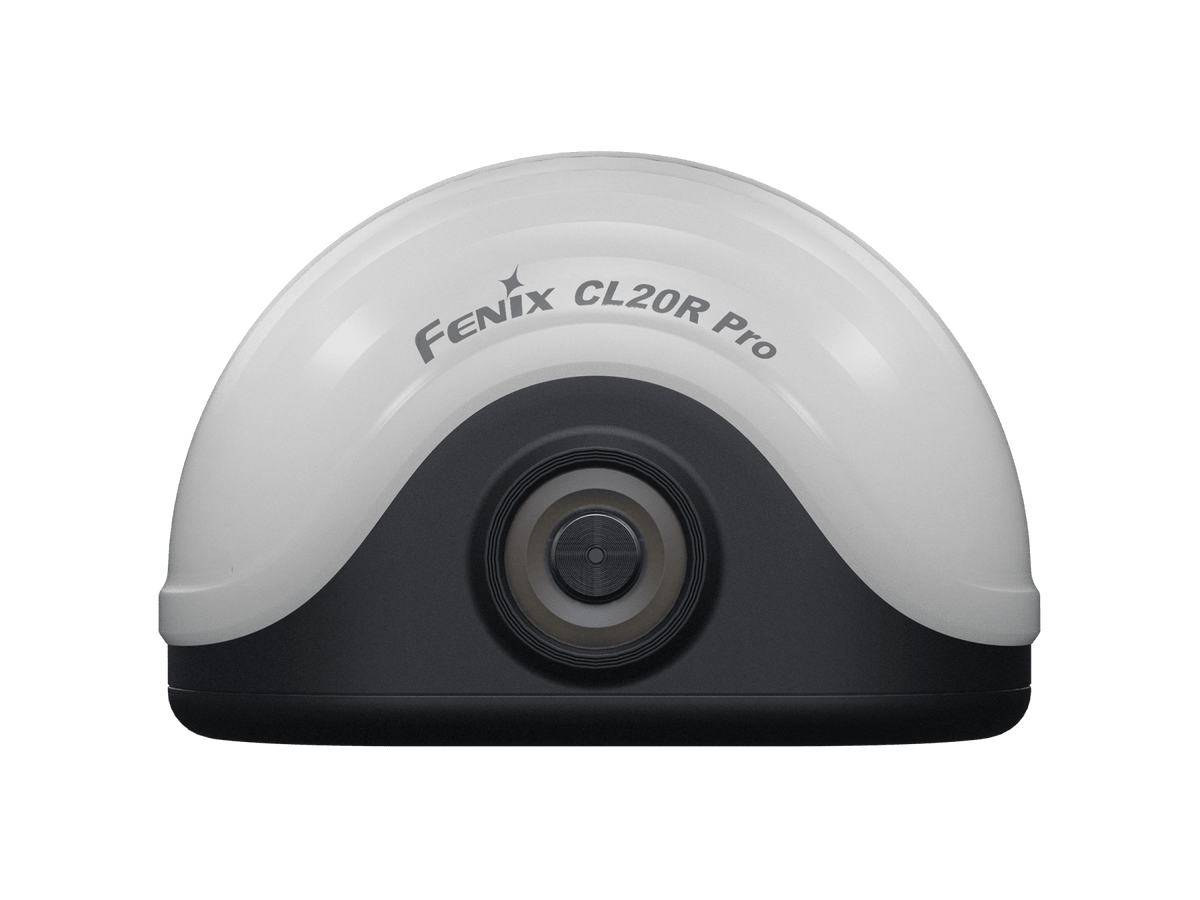 Lantern CL20R Pro Multicolor Camping Lantern by Fenix Store, white housing and black base on Tampa Home & Garden Store