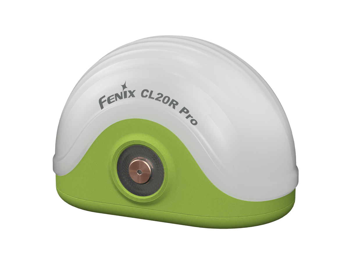 Fenix CL20R Pro Smart Multicolor Camping Lantern, white body with lime green base, Fenix Store on Tampa Home & Garden Store