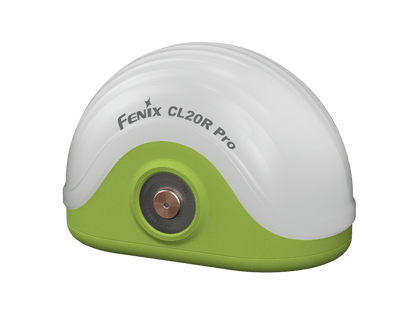 Fenix CL20R Pro Smart Multicolor Camping Lantern, white body with lime green base, Fenix Store on Tampa Home & Garden Store