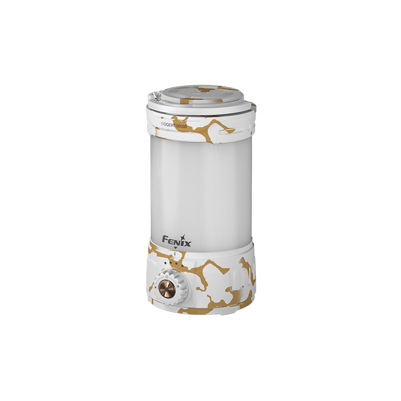 Fenix CL26R PRO LED rechargeable camping lantern in white camo with accents by Fenix Store on Tampa Home & Garden Store
