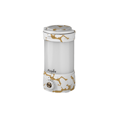 Fenix CL26R PRO LED rechargeable camping lantern in white camo with accents by Fenix Store on Tampa Home & Garden Store