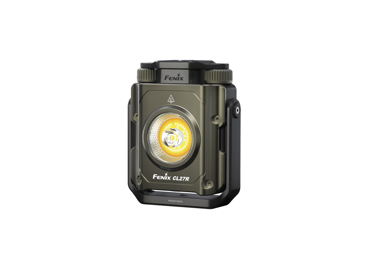 Fenix CL27R lantern, olive-green metal housing with LED, camping lights & lanterns on Tampa Home & Garden Store
