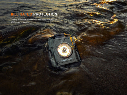 Fenix CL27R multifunctional outdoor lantern, rugged black housing, IP66 rated on Tampa Home & Garden Store