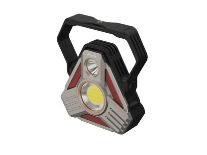 Fenix CP50R road hazard camping lantern with black handle, gray body and copper bezel on Tampa Home & Garden Store