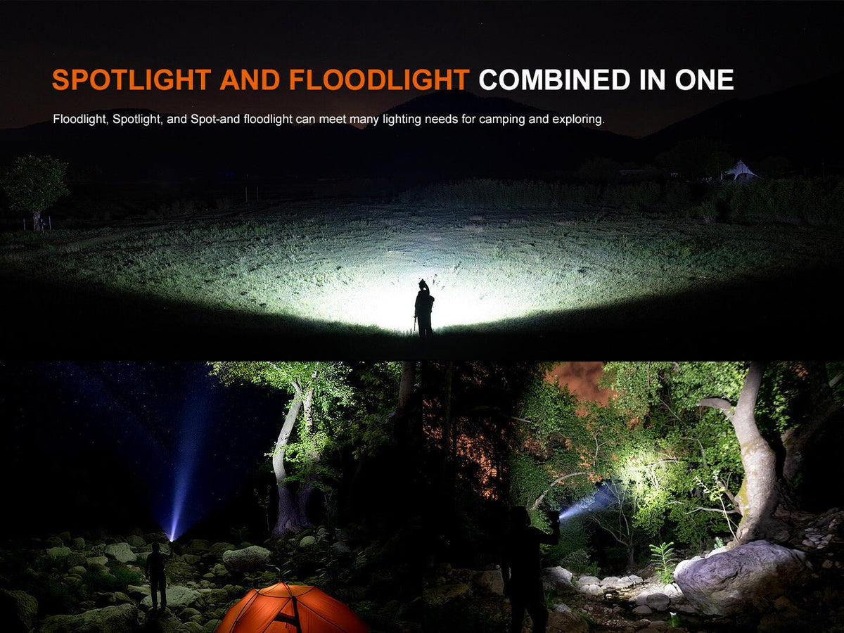 Fenix CP50R Road Hazard Camping Lantern with spotlight and floodlight beams for camping on Tampa Home & Garden Store