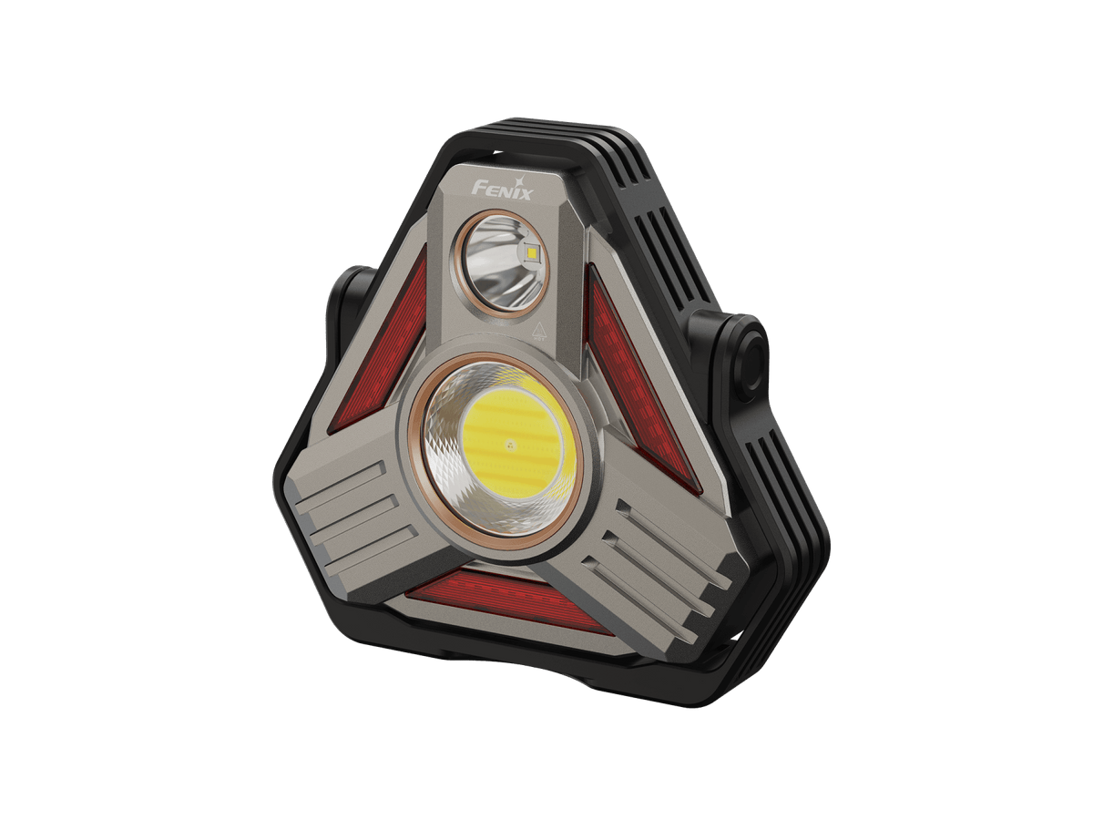 Fenix CP50R Road Hazard Camping Lantern, rugged gray body with copper bezel and dual LEDs on Tampa Home & Garden Store