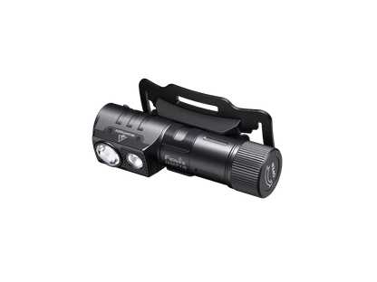 Fenix HM71R headlamp, rechargeable industrial LED with dual LEDs, black aluminum body on Tampa Home & Garden Store