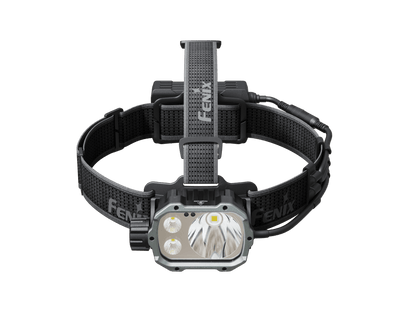 Fenix HP35R Search and Rescue Headlamp on black adjustable head strap with front LED module on Tampa Home & Garden Store