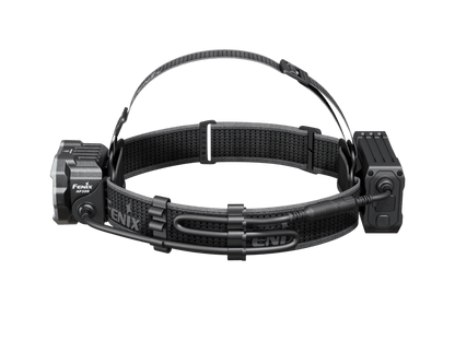 Fenix HP35R headlamp with adjustable black headband and rear battery pack by Fenix Store on Tampa Home & Garden Store